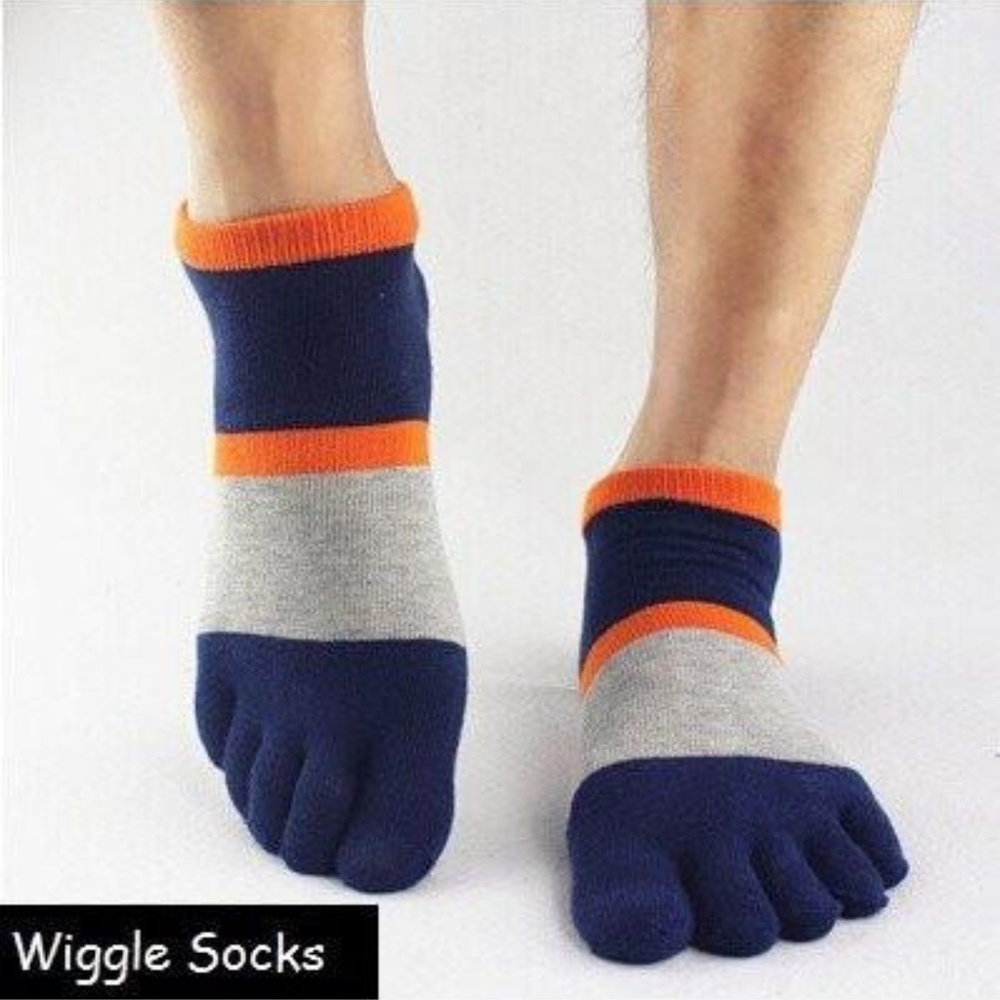 Brand New. Unisex Wiggle Socks. Toe Socks